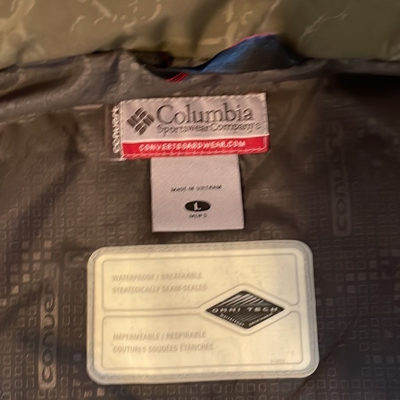 COLUMBIA Convert Ski Snowboarding Jacket Size Large - Picture 12 of 15